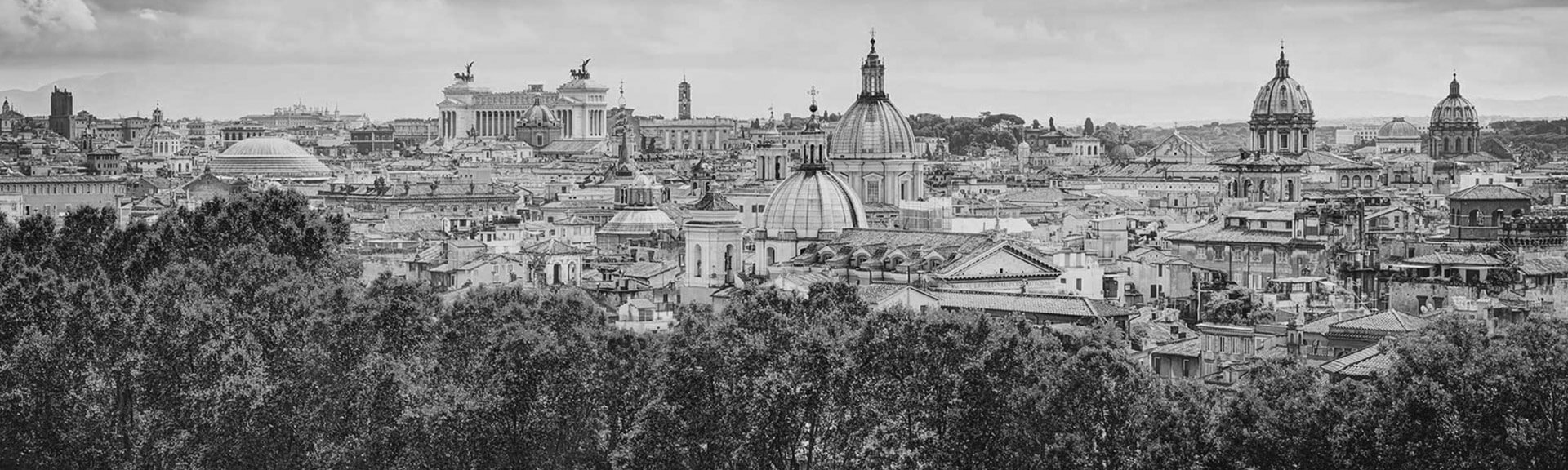 Roma panorama villa borghese